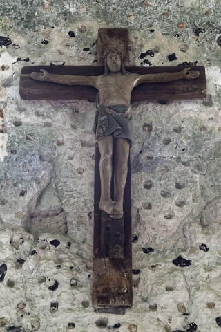 Représentation du Christ sur sa croix